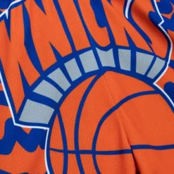 Men Mitchell & Ness Shorts-Jumbotron 2.0 Sublimated Shorts New York Knicks