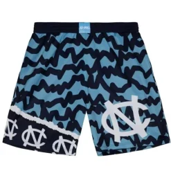Men Mitchell & Ness Shorts-Jumbotron 2.0 Sublimated Shorts University Of North Carolina