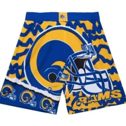 Men Mitchell & Ness Shorts-Jumbotron 2.0 Sublimated Shorts Los Angeles Rams