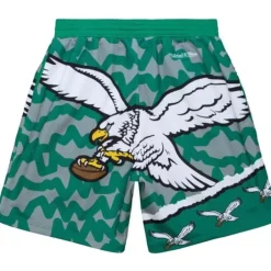 Men Mitchell & Ness Shorts-Jumbotron 2.0 Sublimated Shorts Philadelphia Eagles