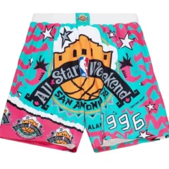 Men Mitchell & Ness Shorts-Jumbotron 2.0 Sublimated Shorts All Star 1996-97