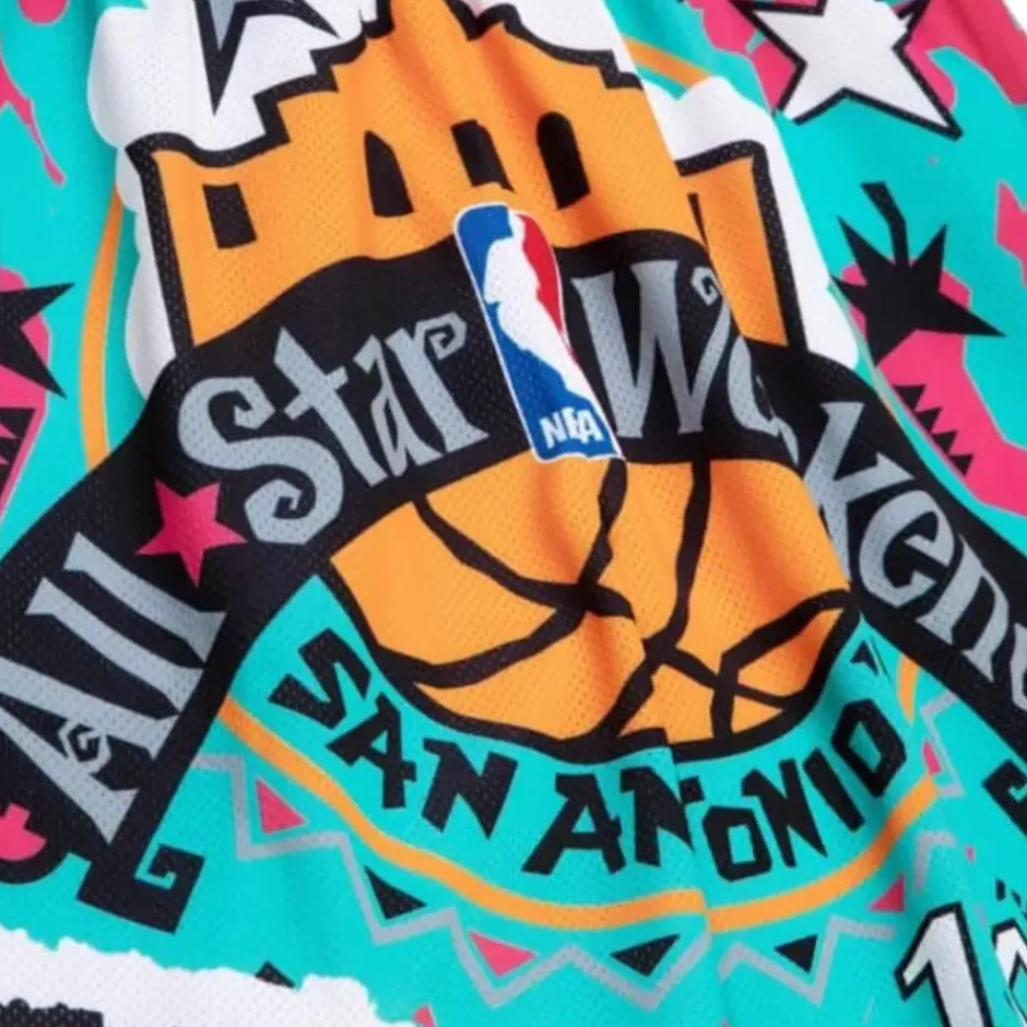 Men Mitchell & Ness Shorts-Jumbotron 2.0 Sublimated Shorts All Star 1996-97