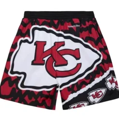 Men Mitchell & Ness Shorts-Jumbotron 2.0 Sublimated Shorts Kansas City Chiefs