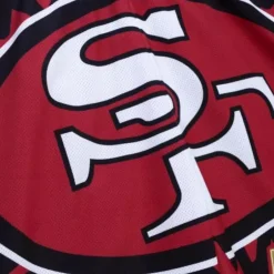 Men Mitchell & Ness Shorts-Jumbotron 2.0 Sublimated Shorts San Francisco 49Ers