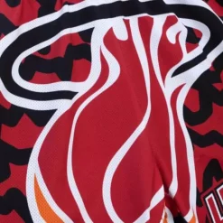 Men Mitchell & Ness Shorts-Jumbotron 2.0 Sublimated Shorts Miami Heat