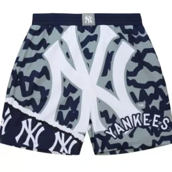 Men Mitchell & Ness Shorts-Jumbotron 2.0 Sublimated Shorts New York Yankees