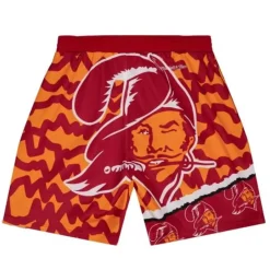 Men Mitchell & Ness Shorts-Jumbotron 2.0 Sublimated Shorts Tampa Bay Buccaneers