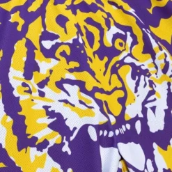 Men Mitchell & Ness Shorts-Jumbotron 2.0 Sublimated Shorts Louisiana State University