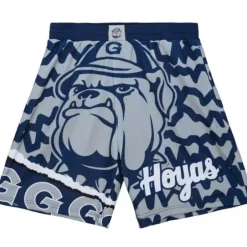 Men Mitchell & Ness Shorts-Jumbotron 2.0 Sublimated Shorts Georgetown University