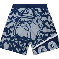 Men Mitchell & Ness Shorts-Jumbotron 2.0 Sublimated Shorts Georgetown University