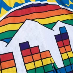 Men Mitchell & Ness Shorts-Jumbotron 2.0 Sublimated Shorts Denver Nuggets