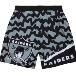 Men Mitchell & Ness Shorts-Jumbotron 2.0 Sublimated Shorts Oakland Raiders