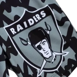 Men Mitchell & Ness Shorts-Jumbotron 2.0 Sublimated Shorts Oakland Raiders