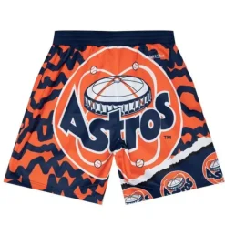 Men Mitchell & Ness Shorts-Jumbotron 2.0 Sublimated Shorts Houston Astros