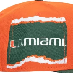 Mitchell & Ness Snapback-Jumbotron Snapback University Of Miami