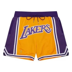 Men Mitchell & Ness Shorts-Just Don 7 Inch Shorts Los Angeles Lakers