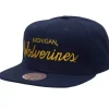 Mitchell & Ness Snapback-Just Don Draft Snapback University Of Michigan