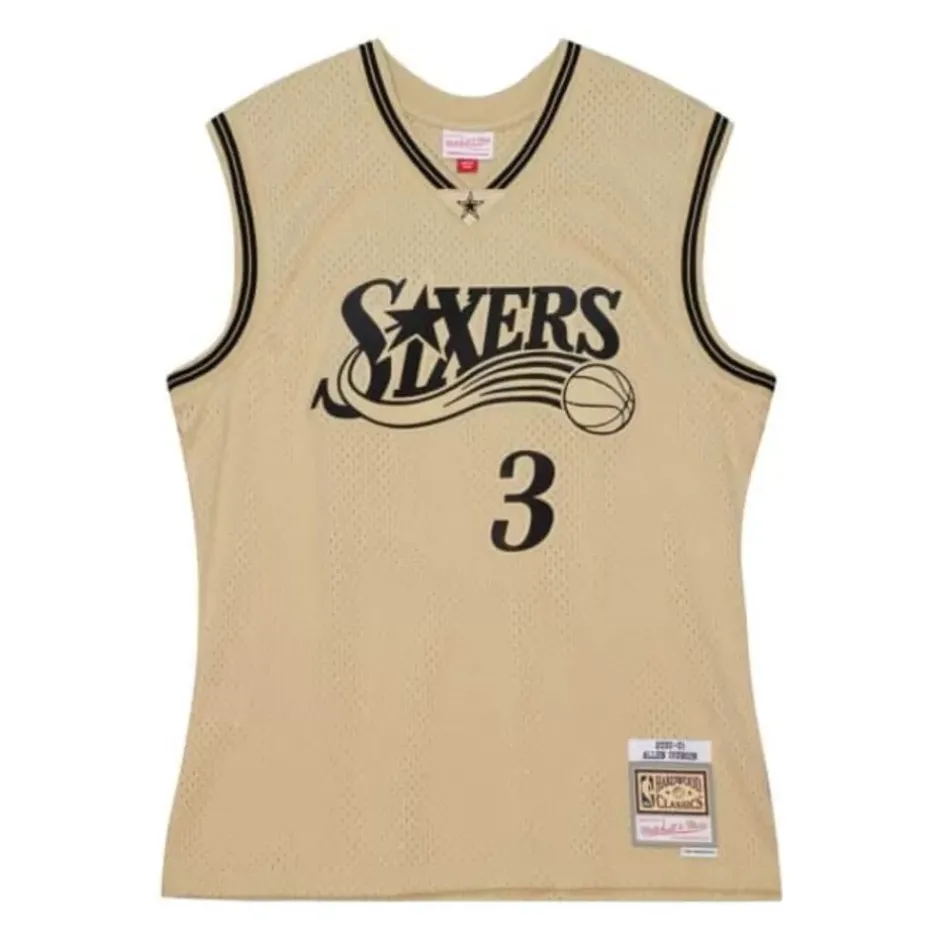 Mitchell & Ness Nba Swingman-Khaki Black Swingman Allen Iverson Philadelphia 76Ers 2000-01 Jersey