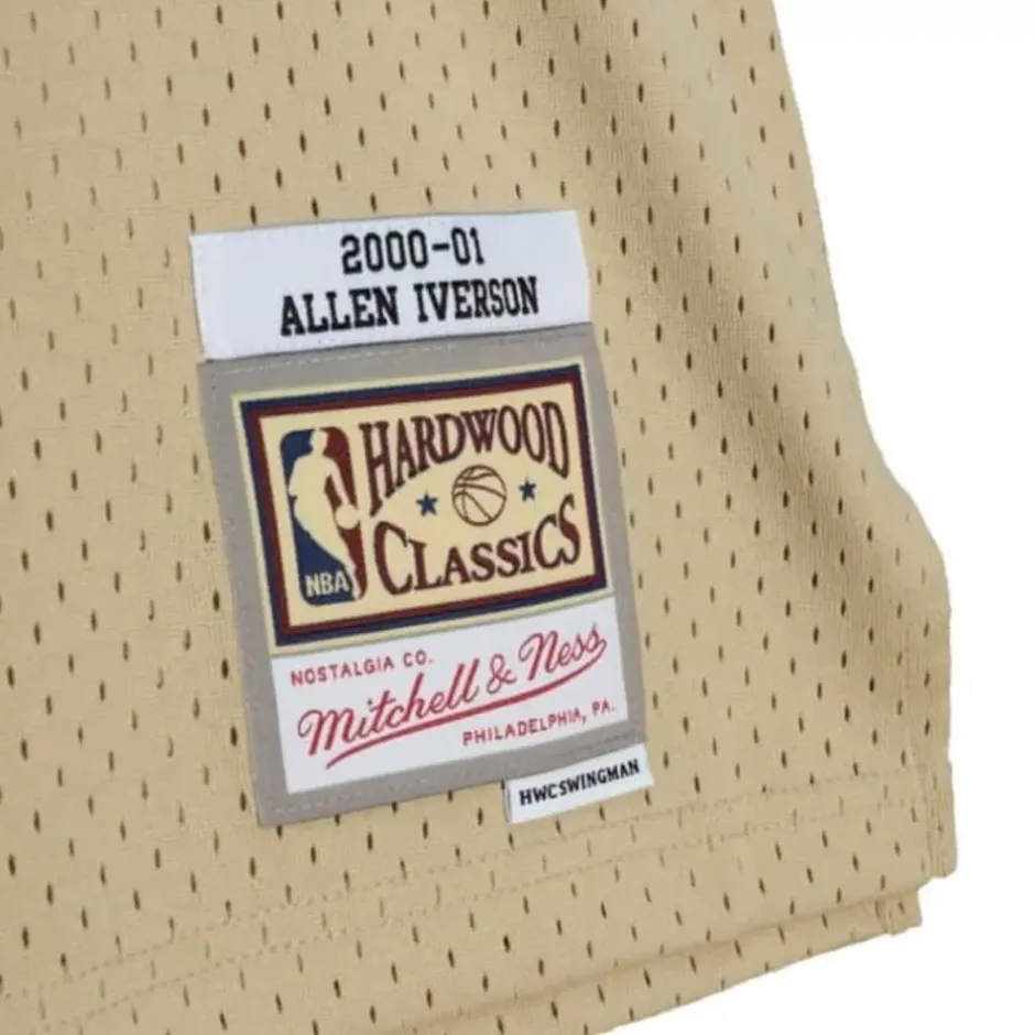 Mitchell & Ness Nba Swingman-Khaki Black Swingman Allen Iverson Philadelphia 76Ers 2000-01 Jersey