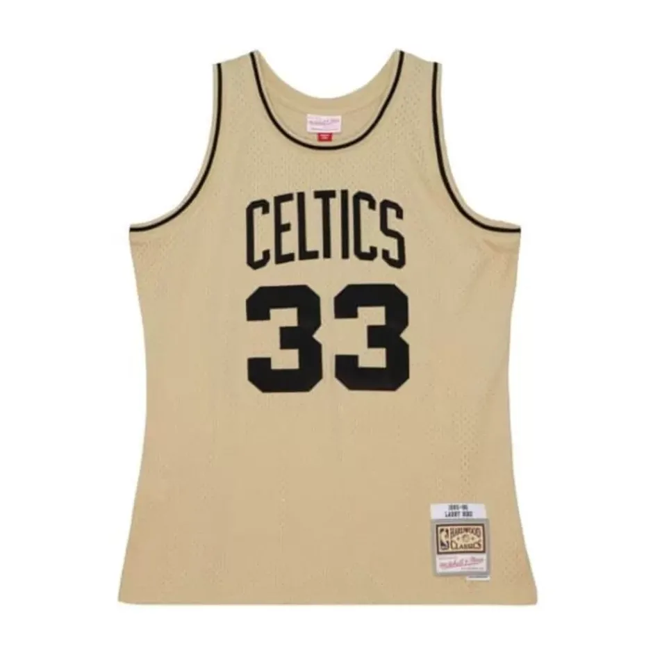 Mitchell & Ness Nba Swingman-Khaki Black Swingman Larry Bird Boston Celtics 1985-86 Jersey