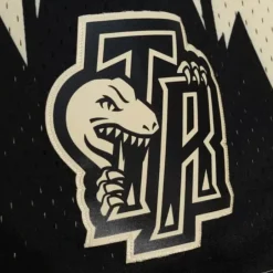 Men Mitchell & Ness Shorts-Khaki Black Swingman Toronto Raptors 1998-99 Shorts