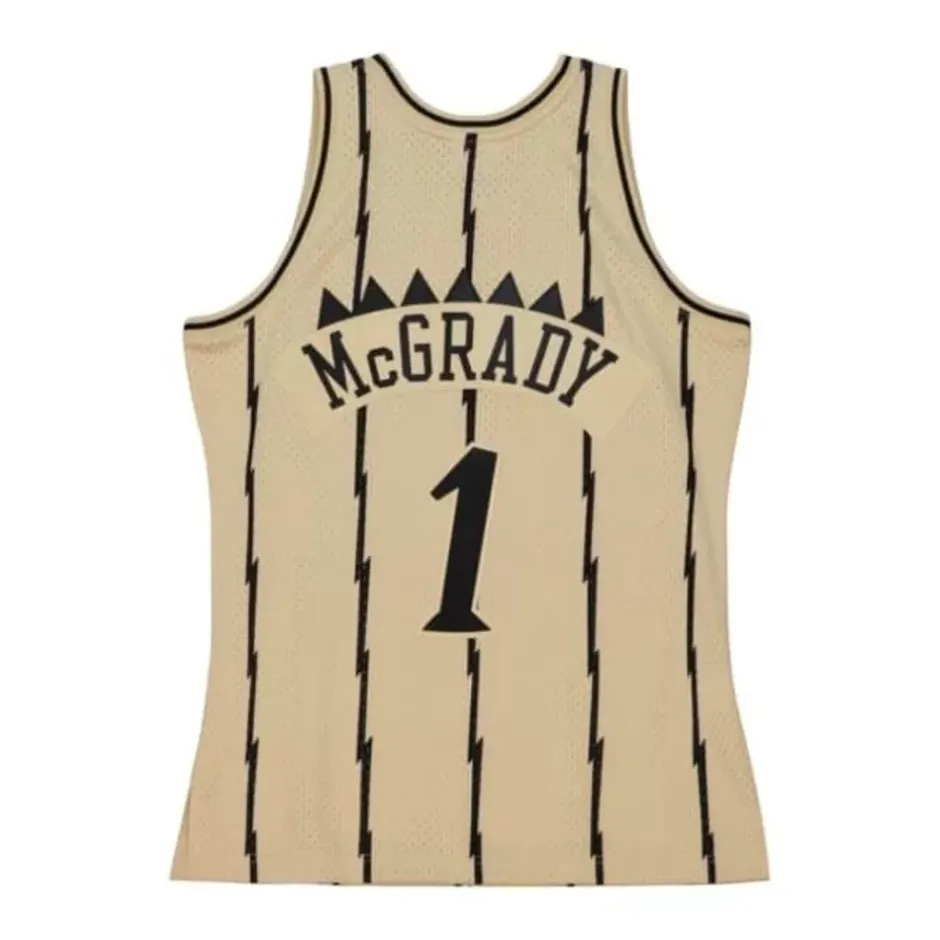 Mitchell & Ness Nba Swingman-Khaki Black Swingman Tracy Mcgrady Toronto Raptors 1998-99 Jersey