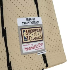 Mitchell & Ness Nba Swingman-Khaki Black Swingman Tracy Mcgrady Toronto Raptors 1998-99 Jersey