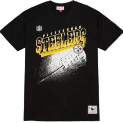 Men Mitchell & Ness T-Shirts & Tops-Kick Off Tee Pittsburgh Steelers