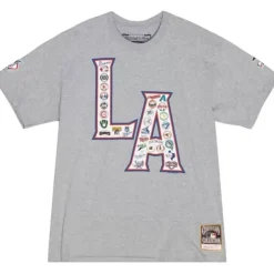 Men Mitchell & Ness T-Shirts & Tops-La All Over Print Tee