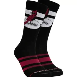 Woman Mitchell & Ness Accessories-Lateral Crew Socks Arizona Cardinals