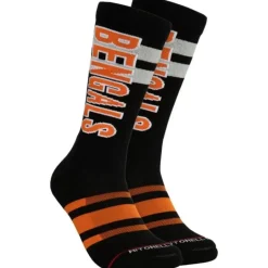 Woman Mitchell & Ness Accessories-Lateral Crew Socks Cincinnati Bengals
