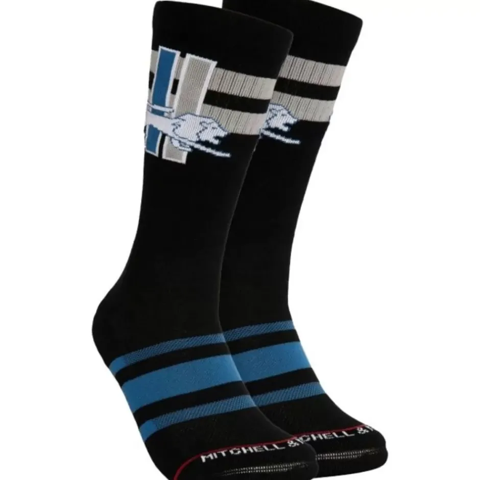 Woman Mitchell & Ness Accessories-Lateral Crew Socks Detroit Lions