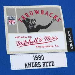 Mitchell & Ness Nfl Legacy-Legacy Andre Reed Buffalo Bills Dark 1990 Jersey