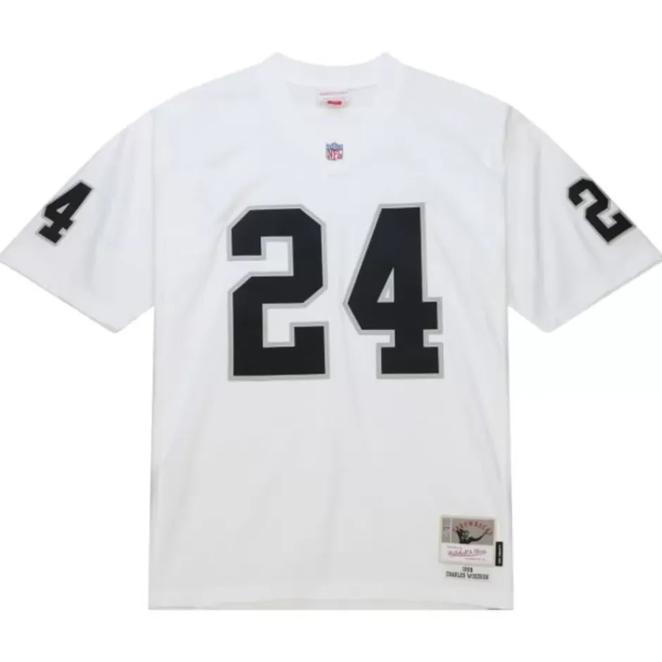Mitchell & Ness Nfl Legacy-Legacy Charles Woodson Oakland Raiders White 1998 Jersey