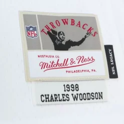 Mitchell & Ness Nfl Legacy-Legacy Charles Woodson Oakland Raiders White 1998 Jersey