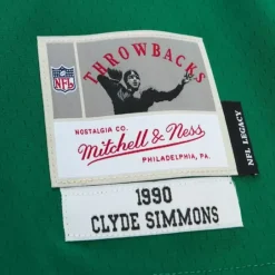 Mitchell & Ness Nfl Legacy-Legacy Clyde Simmons Philadelphia Eagles Dark 1990 Jersey