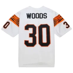 Mitchell & Ness Nfl Legacy-Legacy Ickey Woods Cincinnati Bengals White 1988 Jersey