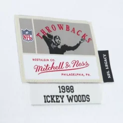 Mitchell & Ness Nfl Legacy-Legacy Ickey Woods Cincinnati Bengals White 1988 Jersey