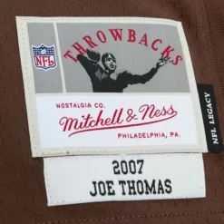 Mitchell & Ness Nfl Legacy-Legacy Joseph Thomas Cleveland Browns Dark 2007 Jersey