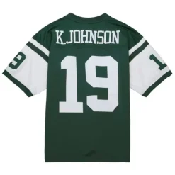 Mitchell & Ness Nfl Legacy-Legacy Keyshawn Johnson New York Jets Dark 1998 Jersey