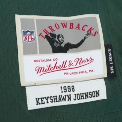 Mitchell & Ness Nfl Legacy-Legacy Keyshawn Johnson New York Jets Dark 1998 Jersey