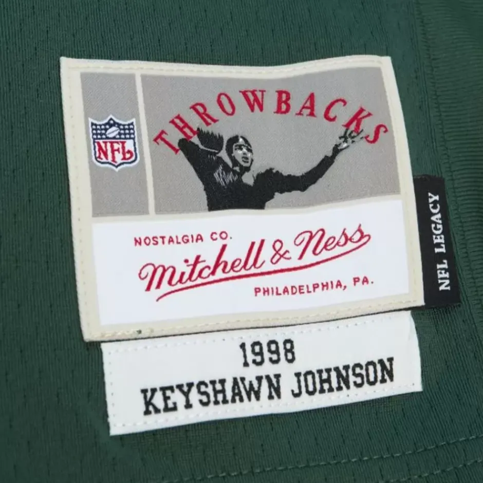Mitchell & Ness Nfl Legacy-Legacy Keyshawn Johnson New York Jets Dark 1998 Jersey