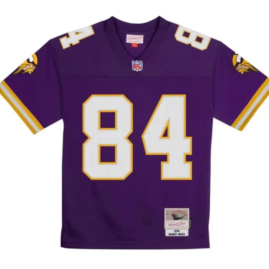 Youth Mitchell & Ness Big Kids-Legacy Retired Player Randy Moss Minnesota Vikings Jersey