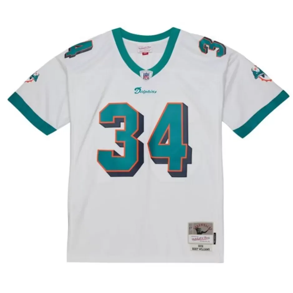 Mitchell & Ness Nfl Legacy-Legacy Ricky Williams Miami Dolphins White 2002 Jersey