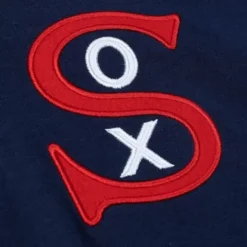 Men Mitchell & Ness T-Shirts & Tops-Legendary Slub Henley Chicago White Sox