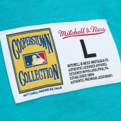 Men Mitchell & Ness T-Shirts & Tops-Legendary Slub Henley Florida Marlins