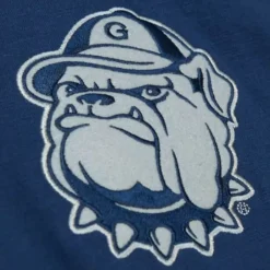 Men Mitchell & Ness T-Shirts & Tops-Legendary Slub Henley Georgetown University