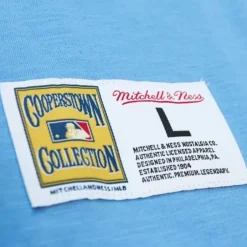 Men Mitchell & Ness T-Shirts & Tops-Legendary Slub Henley Philadelphia Phillies