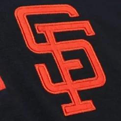 Men Mitchell & Ness T-Shirts & Tops-Legendary Slub Henley San Francisco Giants