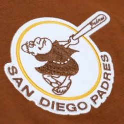 Men Mitchell & Ness T-Shirts & Tops-Legendary Slub Henley San Diego Padres